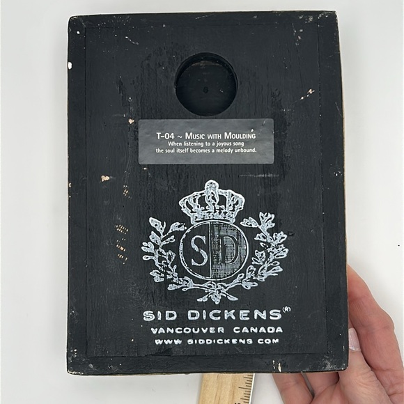 Sid Dickens Retired T-04 Music With Moulding Wall Art EUC - Picture 2 of 7